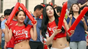 Những kiểu mặc cực hot của nữ CĐV bóng đá châu Á