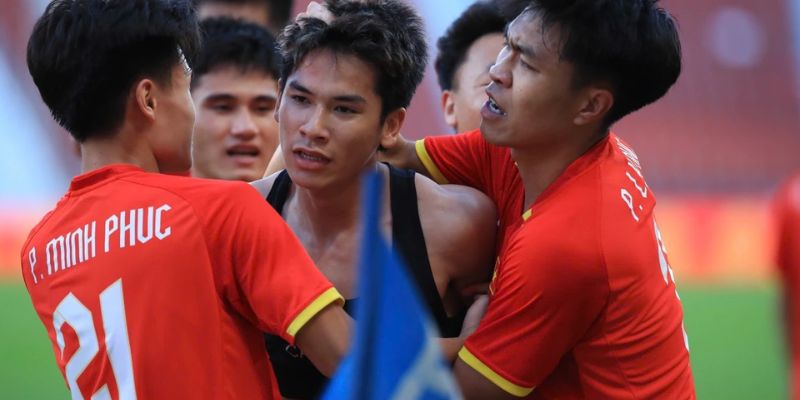 U22 VN đã trải qua một trận đấu đầy khó khăn U22 Philippines